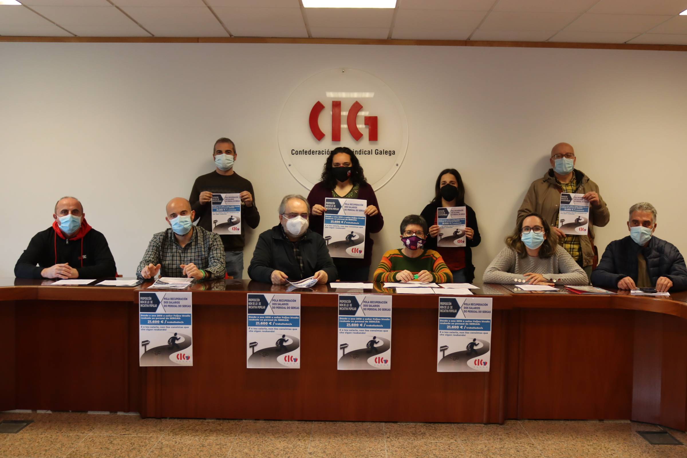 El sindicato CIG empieza una campaña para reactivar los acuerdos retributivos del Sergas suspendidos en 2010